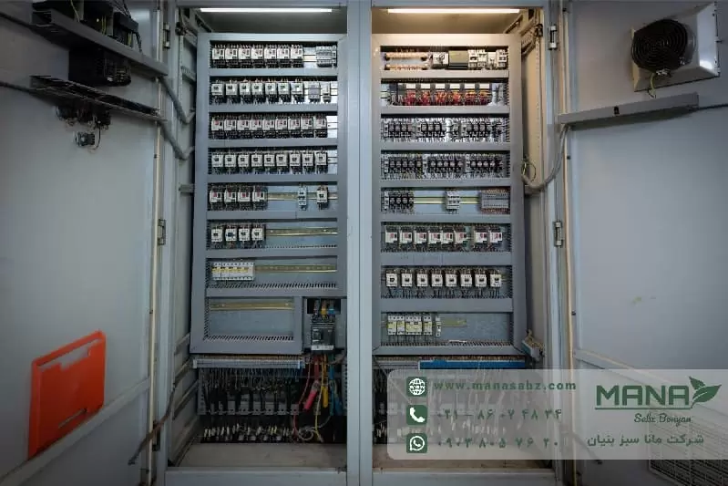 تابلو برق سردخانه آمونیاکی شرکت مانا سبز بنیان