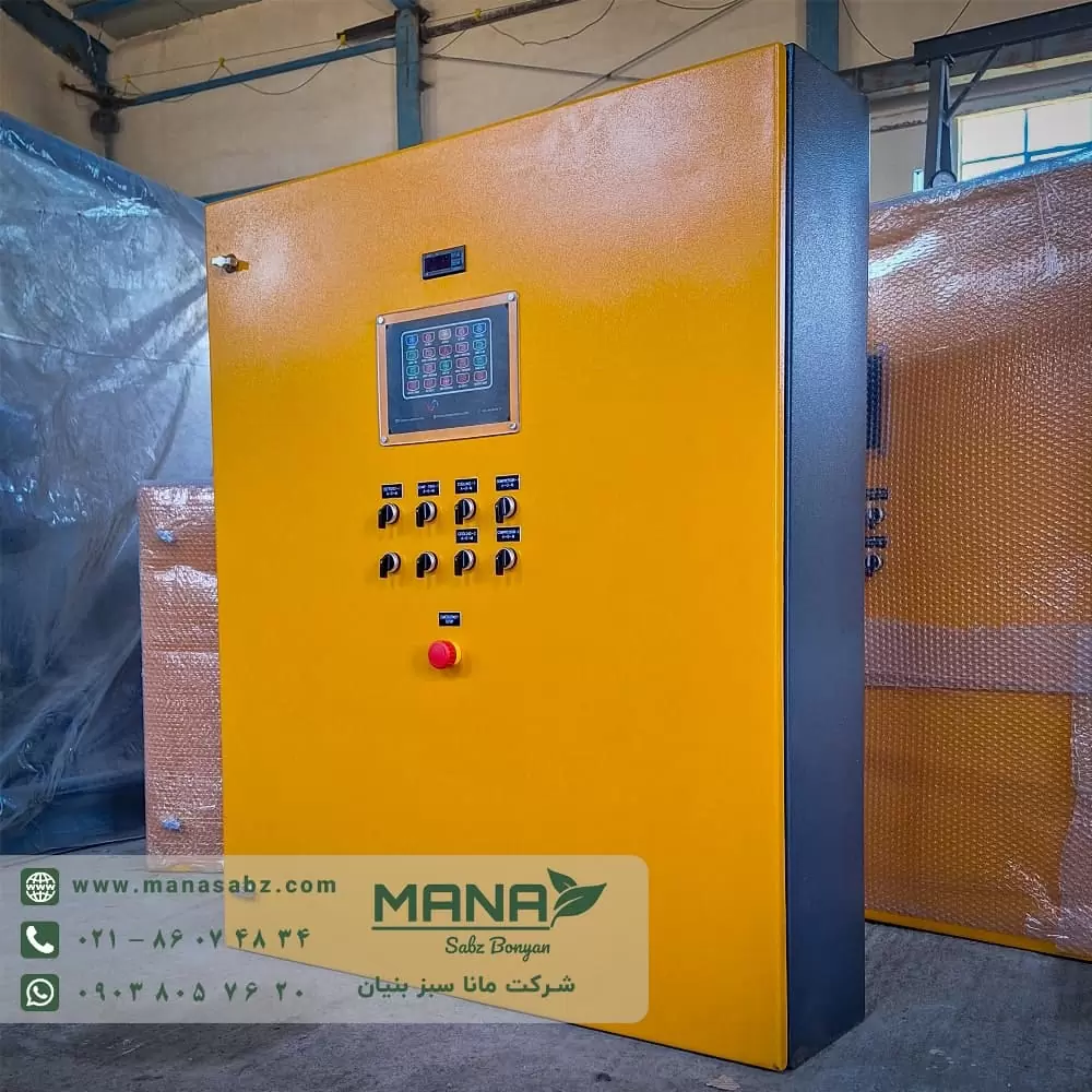 تابلو برق سردخانه فریونی شرکت مانا سبز بنیان