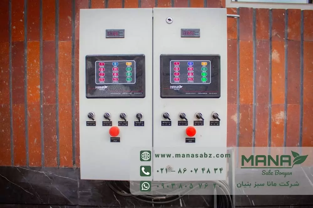 تابلو برق سردخانه فریونی شرکت مانا سبز بنیان