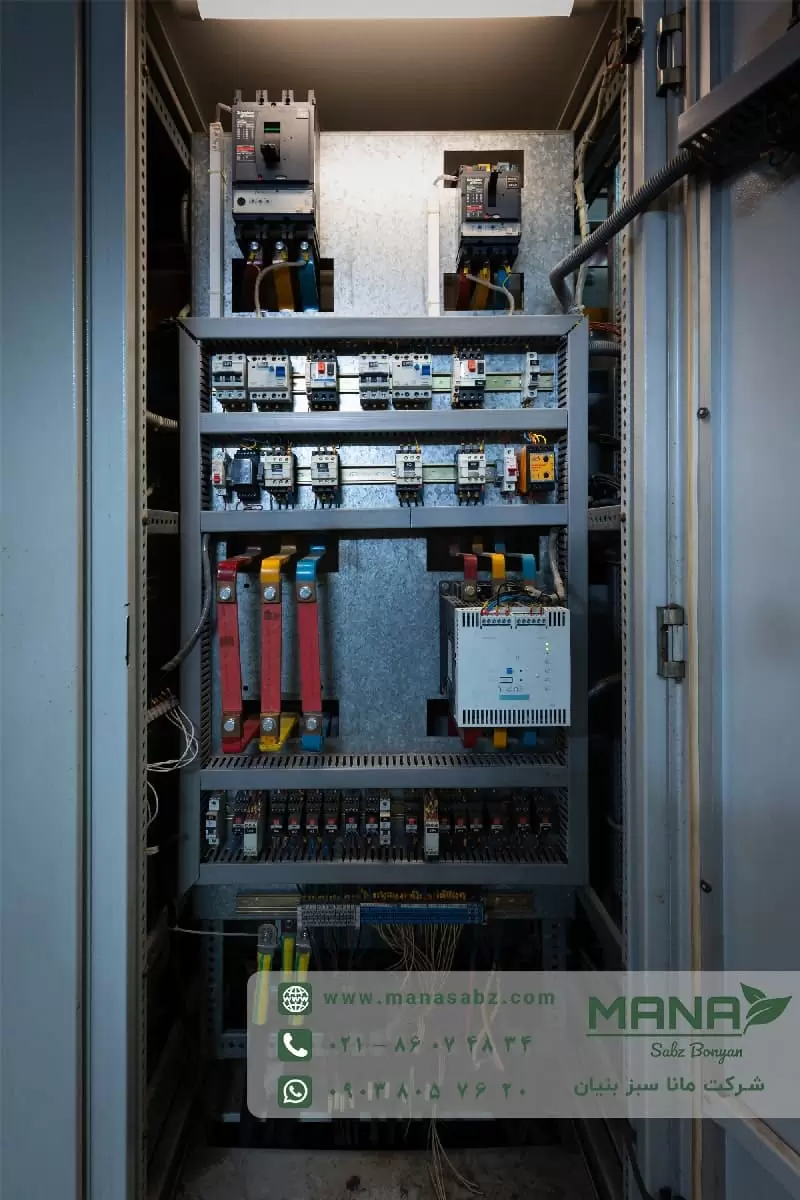 تابلو برق سردخانه آمونیاکی شرکت مانا سبز بنیان