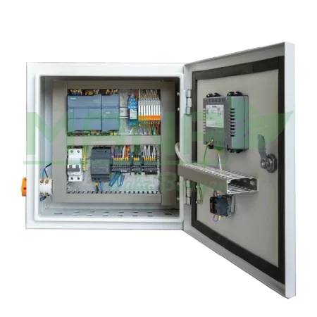 تابلو برق کنترل ظرفیت کمپرسور پیستونی شرکت مانا سبز بنیان